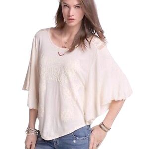 Free People Drape Back Blouse